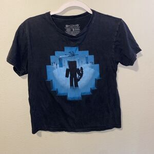 Mojang Minecraft Boys Short Sleeve Shirt
